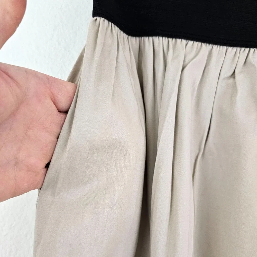 American Sz 3X Floral Rosette Appliqués Ecru Skirt Pockets Romantic Party Fairy - Picture 2 of 9